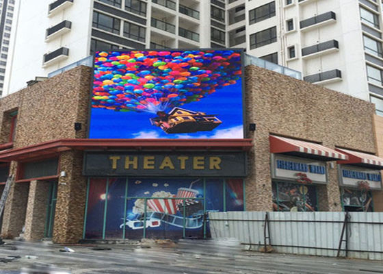 P6 SMD Led DisplayEscreen exterior impermeable a agua 768 * 768mm Cartelera publicitaria a todo color