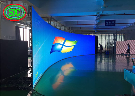 Pantalla LED de aluminio fundido a presión P4 fija para interiores a todo color 3 en 1 SMD2121 COB, pantalla LED a todo color