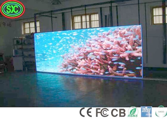 0.3mm Pixel IP67 P3.91 Display LED de alquiler de escenarios 500 * 500MM pantalla de escenario a led de color completo