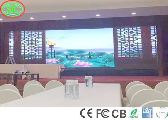 0.3mm Pixel IP67 P3.91 Display LED de alquiler de escenarios 500 * 500MM pantalla de escenario a led de color completo