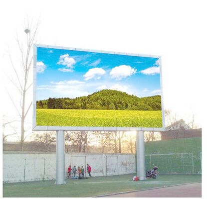 Protección del agua en exteriores Instalación fija Electrónica LED Pantalla publicitaria a todo color