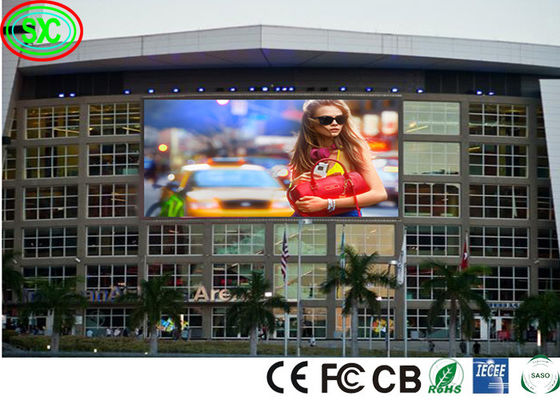 Buen precio Pantalla de LED de color completo exterior P6 Con alta tasa de actualización de publicidad Panel de cartelería 320W/m2 P6 6500cd/m2 en línea
