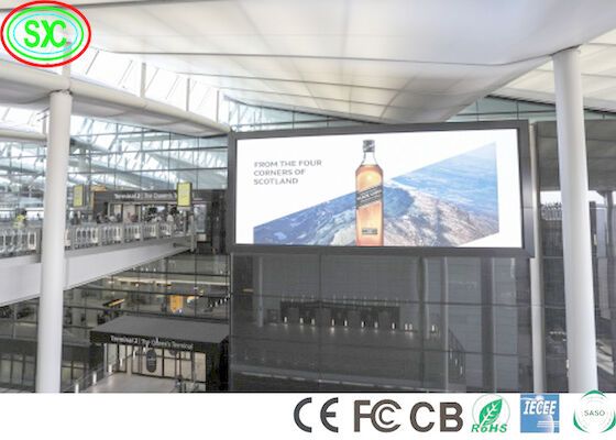 7000nits 1000W/m2 400mcd Publicidad LED exterior Pantalla de publicidad LED exterior