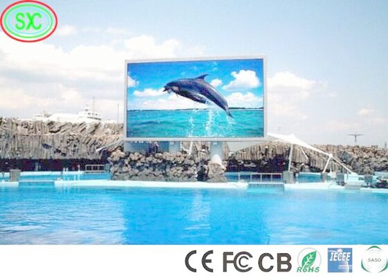 Display LED IECEE P8 P10 40000dots/sqm SMD3521 Display de vídeo LED exterior Display de pantalla LED exterior
