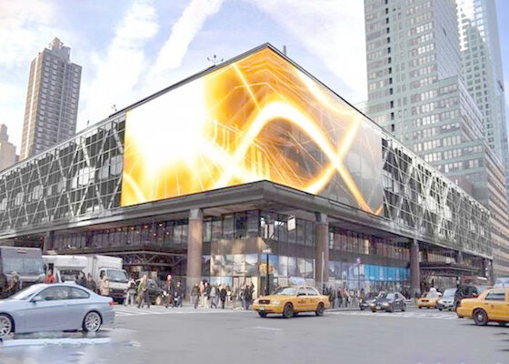 Panel de publicidad LED de gran tamaño para exteriores 5000 cd / m2 Brillo de color completo P10