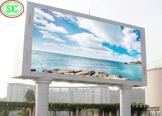 Cabinet de acero inoxidable para exteriores Display LED SMD LED de color completo Panes de LED de publicidad pantalla LED