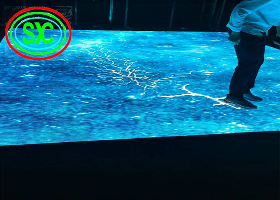 Indoor HD P6.25 SMD3528 Floor de baile LED de color completo 1000mmx 500mm Caja de pista de baile interactivo LED