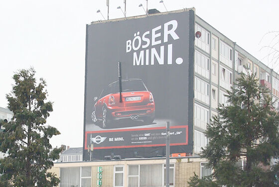 P10 10000 puntos/m2 960*960mm Gran panel de vídeo LED de publicidad fijo a todo color al aire libre
