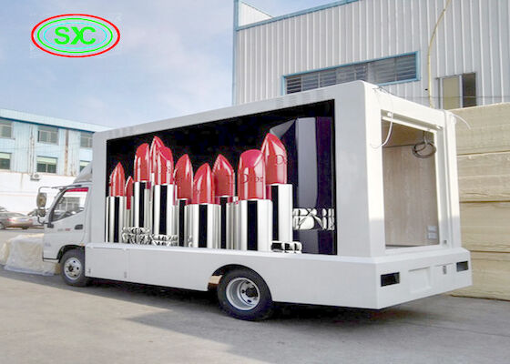 Exhibición exterior de LED impermeable para camiones de publicidad P6 Chip Epistar de alto brillo