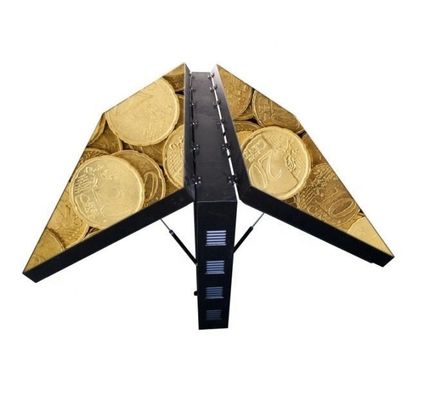 Buen precio 6mm Pitch de píxeles Exterior Display LED a todo color Control inalámbrico delantero / trasero IP65/IP54 Armario de acero planchado 32.5kg Peso en línea