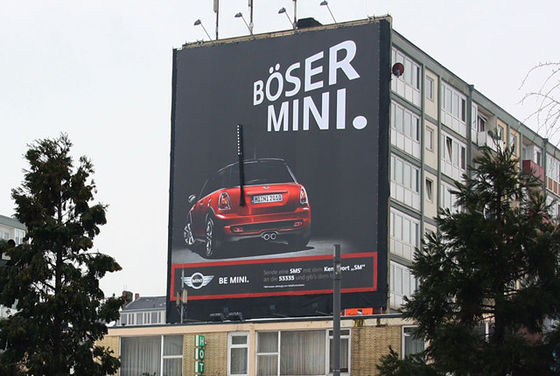 P10 Pantalla de publicidad LED al aire libre de 10 mm Pitch de píxeles IP65 a prueba de agua