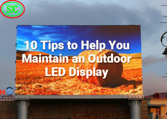 La publicidad al aire libre P10 de Nationstar Pantalla llevó la pantalla de visualización video de la pared del panel