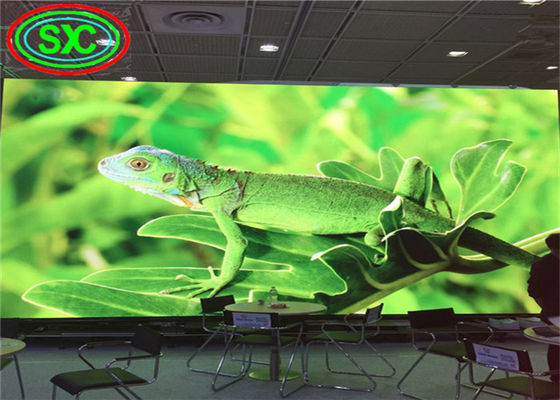 Pantalla LED de aluminio fundido a presión P4 fija para interiores a todo color 3 en 1 SMD2121 COB, pantalla LED a todo color