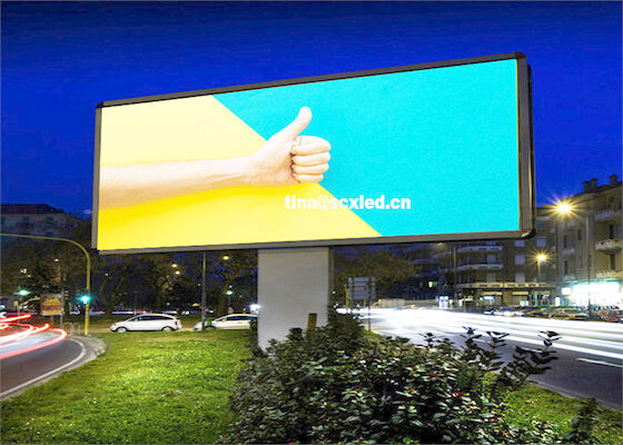 Edificio al aire libre P6 SMD Publicidad Billboard Gran disipación de calor a todo color