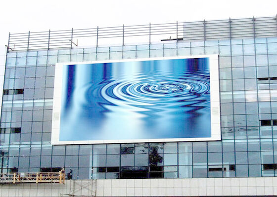 Pantalla LED de color completo en la calle de la calle P10 de alta luminosidad en exteriores Cartel publicitario