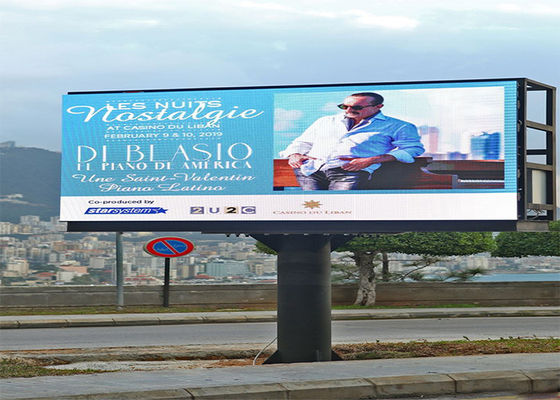 P10 Pantalla LED exterior de 10 mm Pitch de píxeles 5000 cd/m2 Brillo