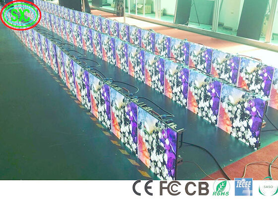 El gabinete de aluminio ligero P2.5 de la fundición a presión del alquiler de la etapa a todo color llevó la pared video para la sala de conferencias