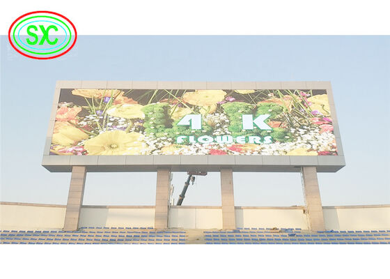 Edificio al aire libre P6 SMD Publicidad Billboard Gran disipación de calor a todo color