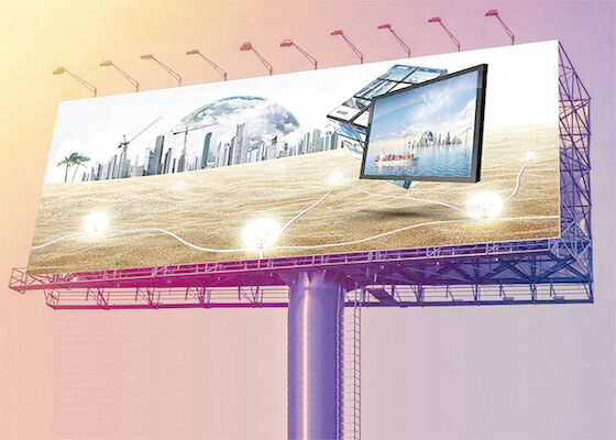 P10 de color completo de la pantalla de LED de la publicidad de la pantalla de cartel con columna