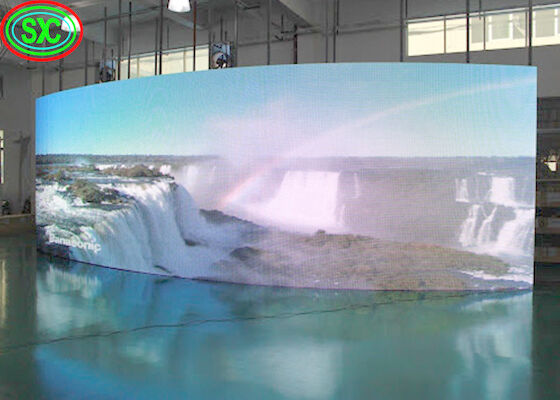 P3.91RGB Monitor/Panel LED para interiores Advertencia 768 X768 mm gabinete