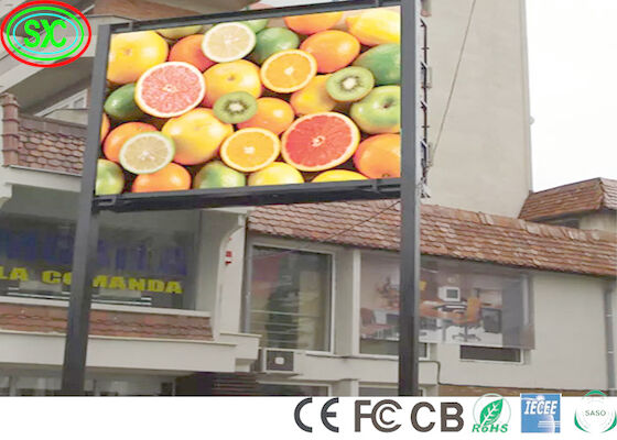 Material de paneles de aluminio o hierro fundido a presión para pantallas LED duraderas de publicidad