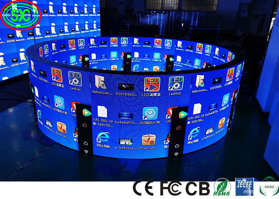 Buen precio 360 ° Exterior Esfera LED de color completo Display de 3,91 mm Pitch de píxeles 500x1000mm en línea