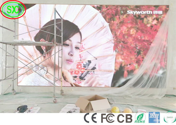 RS485 P2 P3 P4 SMD2121 Pared de vídeo LED de publicidad IECEE pared de vídeo LED a todo color