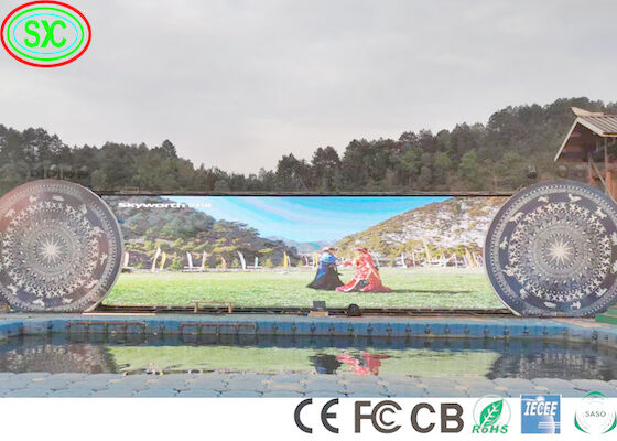 P3.91 Pantalla LED de alquiler para iglesias, espectáculos, eventos y bodas Garantía de tres años
