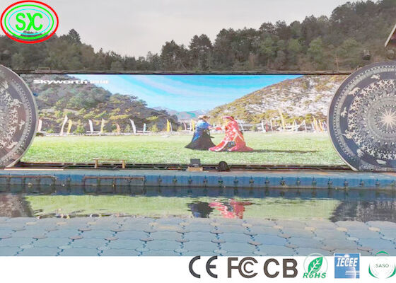 RGB 6000nits SMD3535 Publicidad al aire libre pantallas LED P8 pantalla de publicidad comercial LED