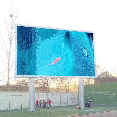 Publicidad Instalación fija 6500cd P6 de alta luminosidad de pantalla LED a todo color exterior