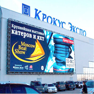 Display LED de color completo para publicidad Billboard P10 para instalación fija en centros comerciales