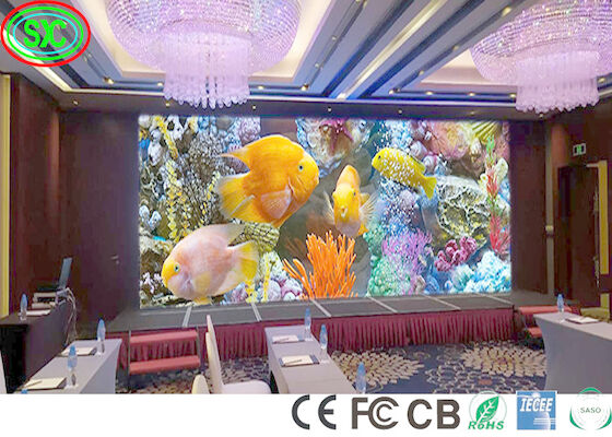 Alquiler 1200nits P3.91 Indoor Display LED de color completo de 450W pantalla de LED de color completo