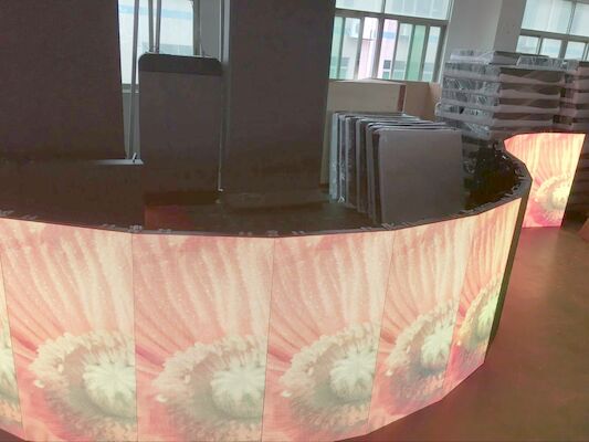 La etapa LED defiende actividades muestra a brillo al aire libre del alto 5000 de las pantallas del LED el gabinete video de la pared P3.91 P4.81 500x500m m