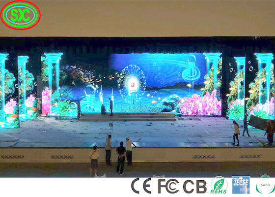 Pantalla video del panel de la publicidad LED del fondo de la pared P3 HD de la pantalla LED de la etapa SMD interior