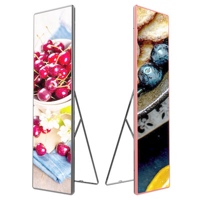 P3 portátil de interior pantalla de cartel LED de color completo con el armario de aluminio de inyección a presión