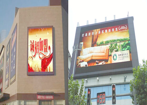 Color completo P6 Edificio al aire libre calle cartelera de vídeo pared pantalla grande de publicidad LED