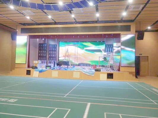Pantalla de publicidad de interior con pantalla de vídeo LED a todo color de 3,91 mm de píxeles Alquiler o reparación