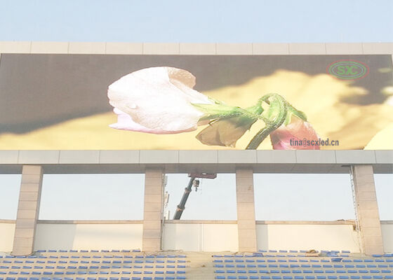 Pantalla de pantalla de publicidad LED a todo color a prueba de agua y alta temperatura para exteriores