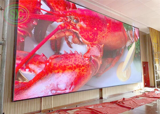 7680Hz pantalla LED de pared LED de interior P2.6 P2.9 P3.91 P4.82 pantalla LED con procesador de video VX400