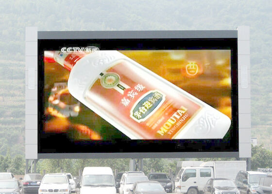 P31.25 DIP exterior de color completo LED pantalla de publicidad 1R1G1B Alto brillo