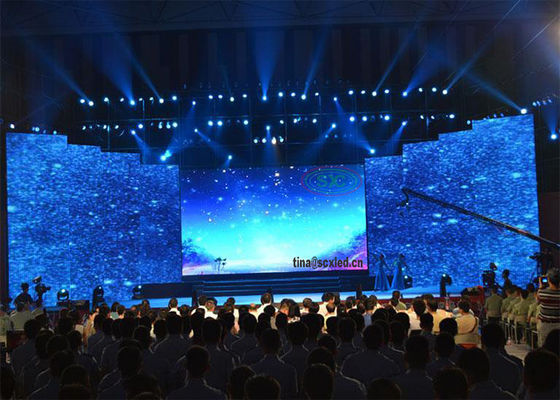 Buen precio Interior de color completo P3.91 pantalla de vídeo LED pantalla de escenario Fondo 500 * 1000mm para el evento en línea