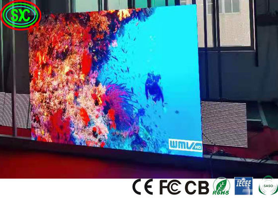 ESCUPA el panel de HD P2 LED defiende la etapa interior del LED llevó la pared video de la exhibición para Live Events para el planificador de la boda