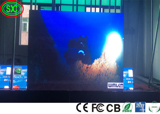 Display LED sin costura IP43 250W/M2 GOB P1.9 P2 P2.5 IECEE pantallas LED de publicidad