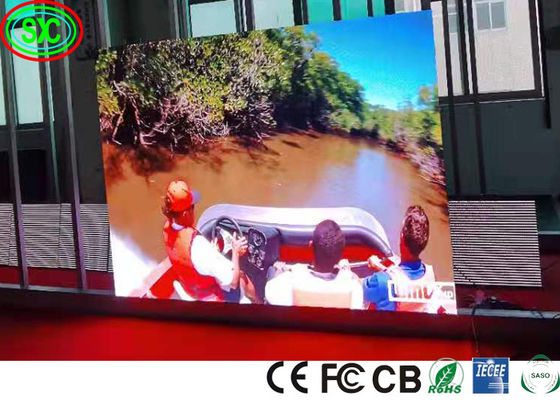 GOB Armario de alquiler de aluminio fundido a presión 256*128mm Indoor Full Color LED Display GOB