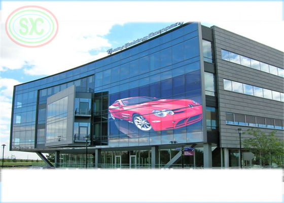 Buen precio Pantalla llevada transparente al aire libre ligera de la pantalla LED SMD de la cortina P15.625-31.25 en línea