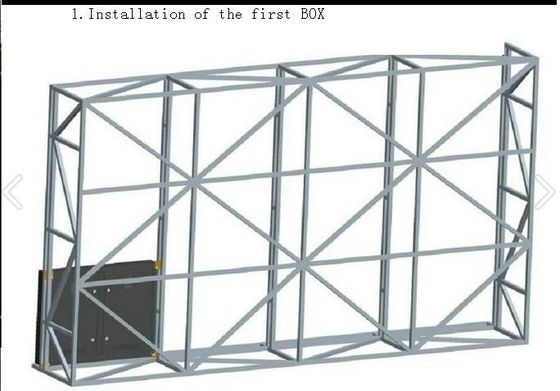 Valla publicitaria LED para exteriores P10 50000cd/㎡ Brillo IP65 Impermeable