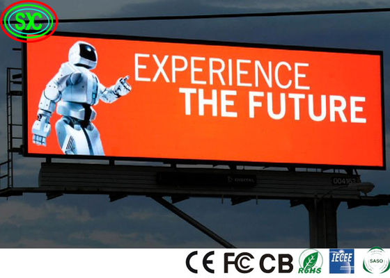 Escrín de publicidad de aluminio fundido de color LED fijo, 111111 puntos / metro cuadrado