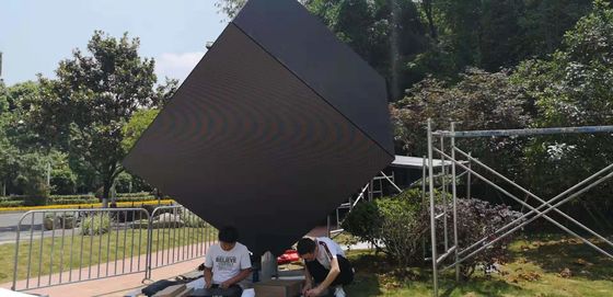 6 lados Smd3535 2000nits Cubo LED Video Wall P3.91mm para el escenario de DJ
