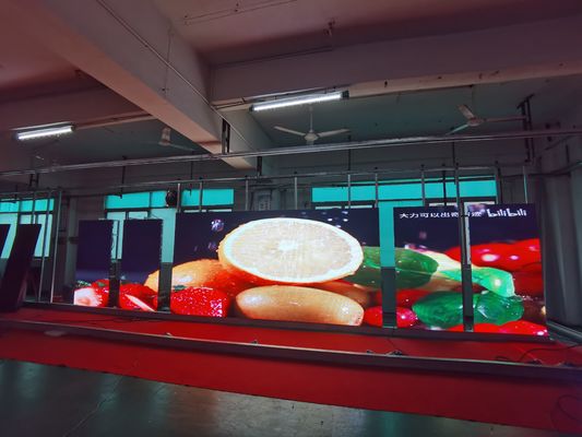 Display LED HD a todo color Pared de vídeo P3.91 Inmune al aire libre, resistente al agua, de alto brillo Para eventos de alquiler