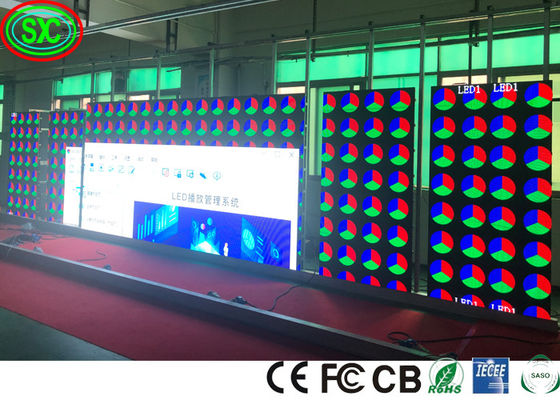 1R1G1B P3.91 P4.81 Pantalla de cortina de escenario con led 300w/M2 3840hz pantalla de escenario con led